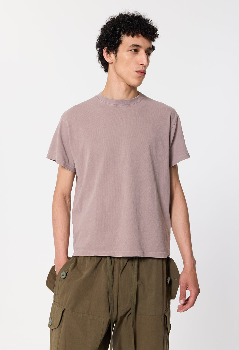 Air Spun Shrunken Tee / Plum
