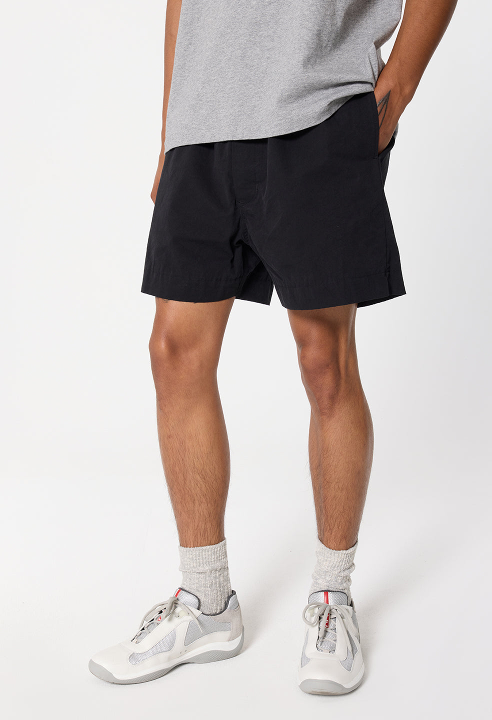 Cotton Kennedy Shorts / Black