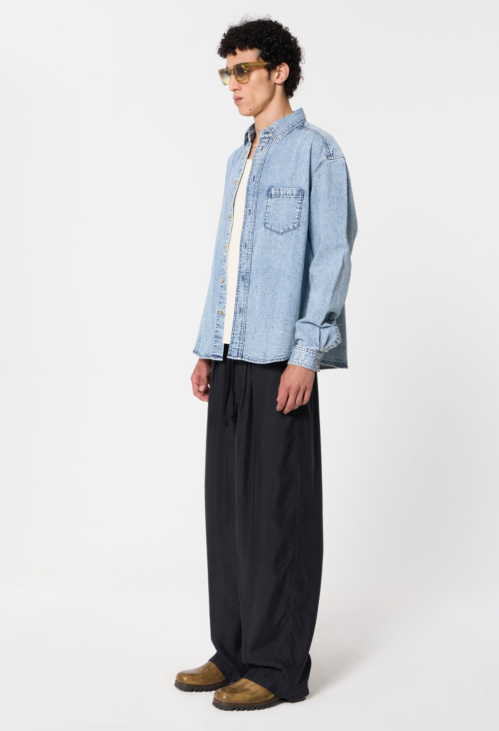 Cupro Saint Lucia Trouser / Black