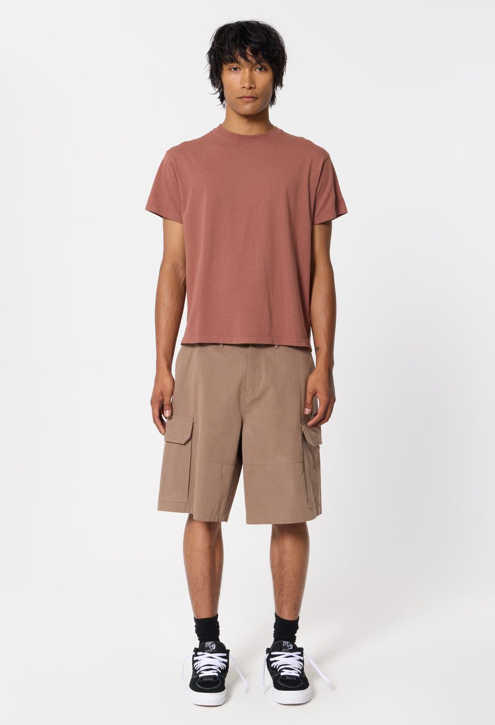 Air Spun Shrunken Tee / Rust