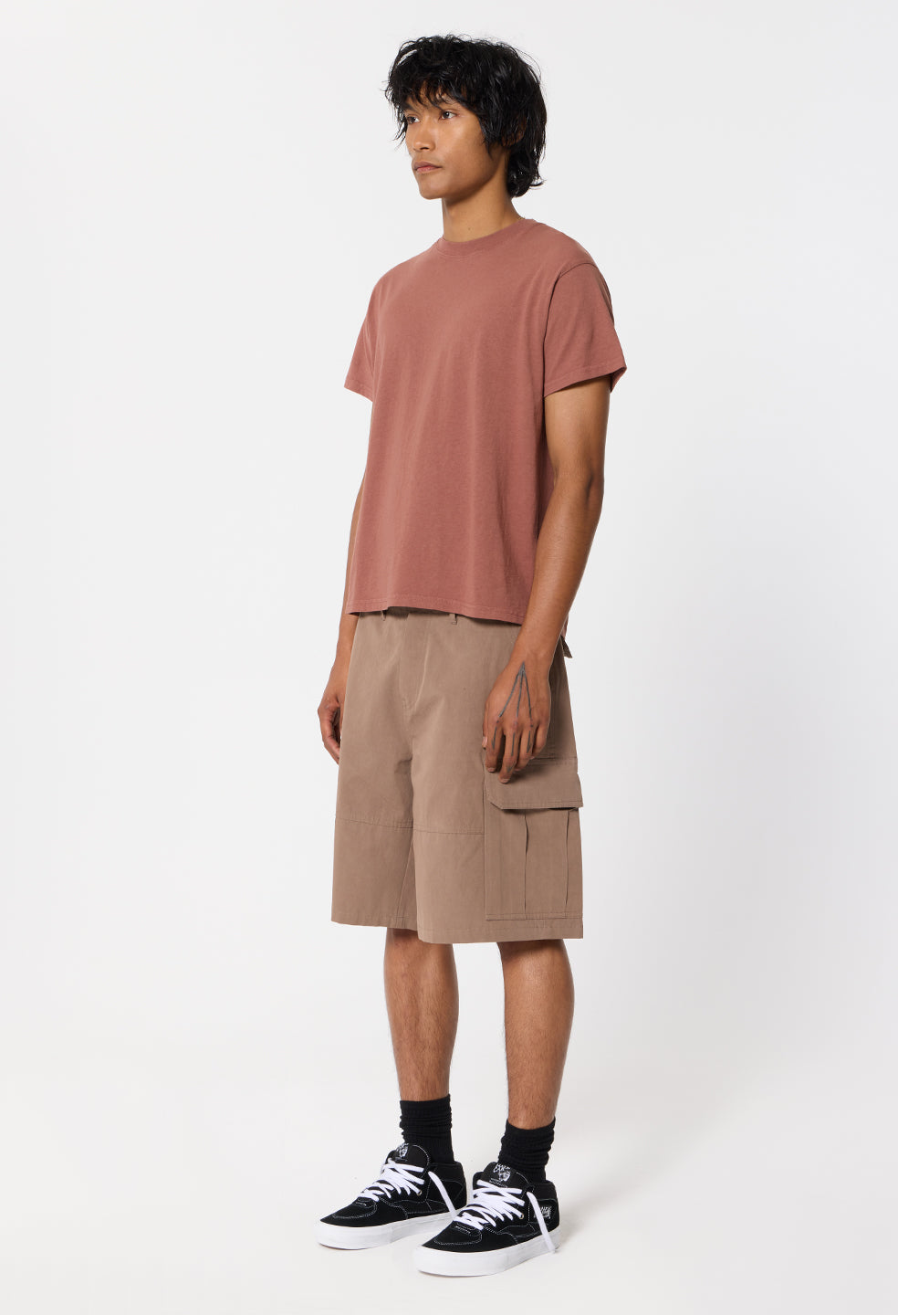 Air Spun Shrunken Tee / Rust