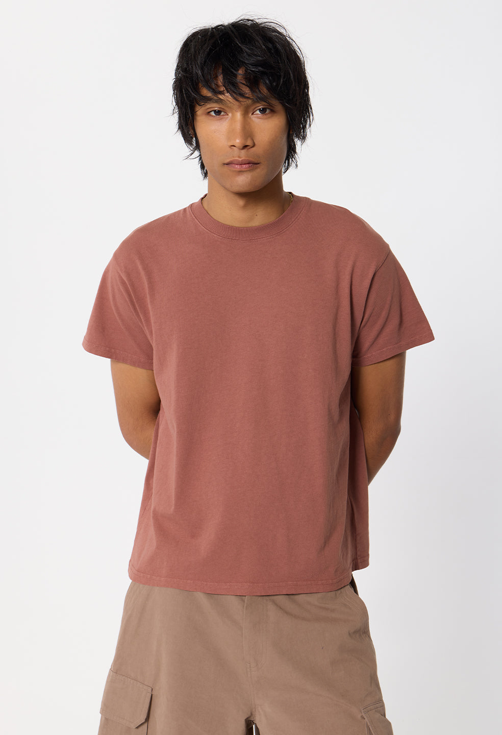 Air Spun Shrunken Tee / Rust