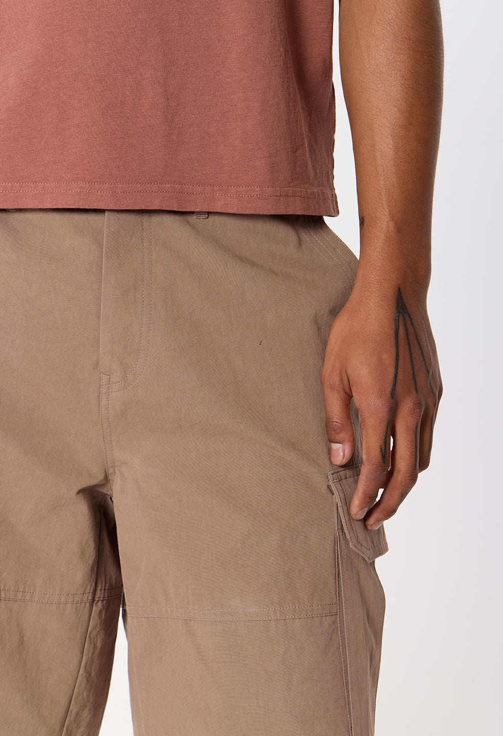 Air Spun Shrunken Tee / Rust