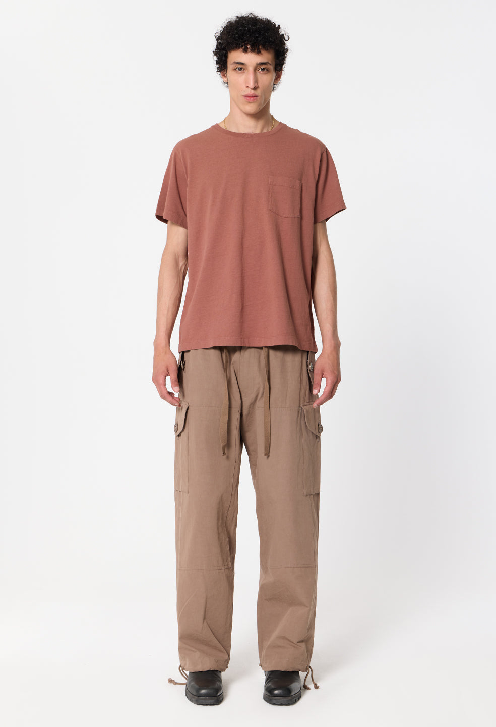 Air Spun Beach Pocket Tee / Rust