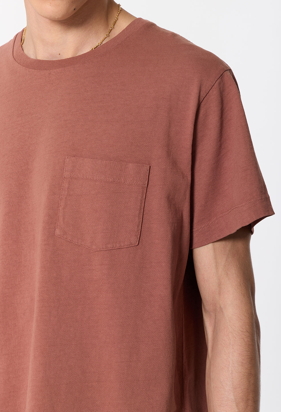 Air Spun Beach Pocket Tee / Rust