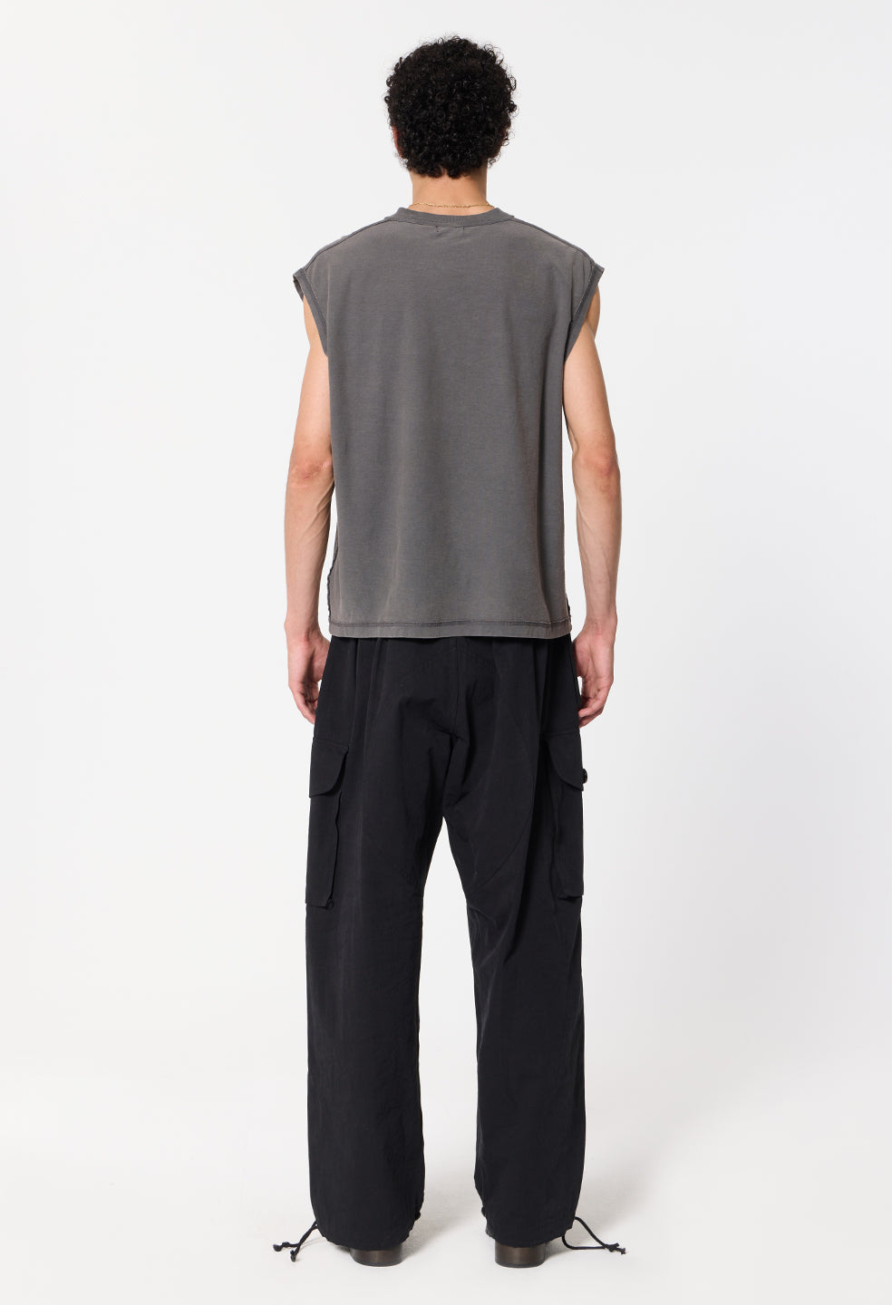 Canopy Cotton Cargo Pants / Black