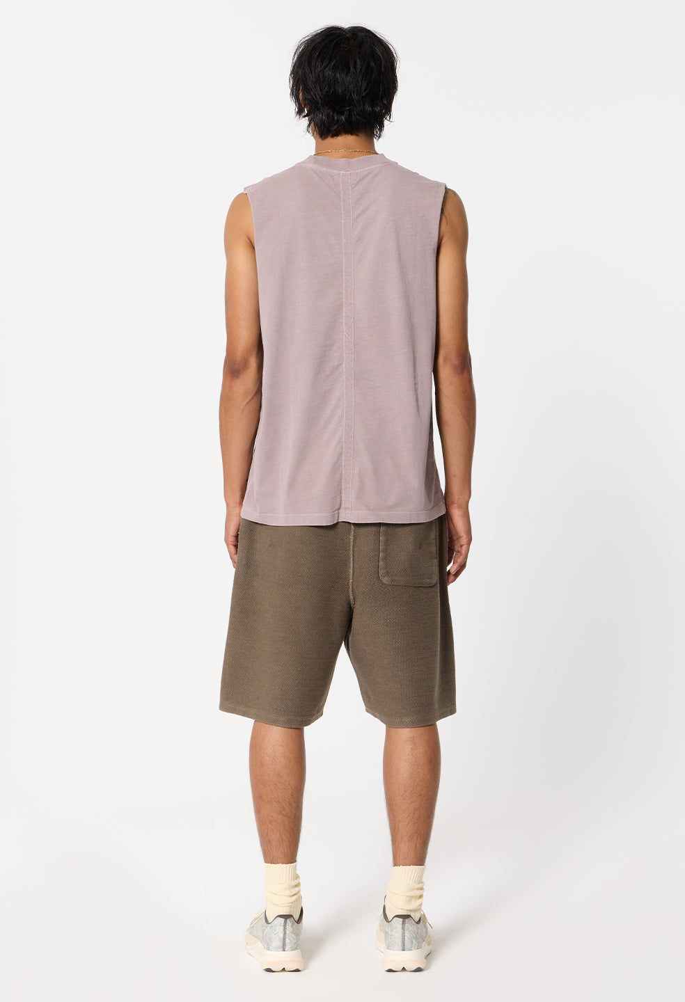 Platoon Cut-Off Tee / Washed Plum