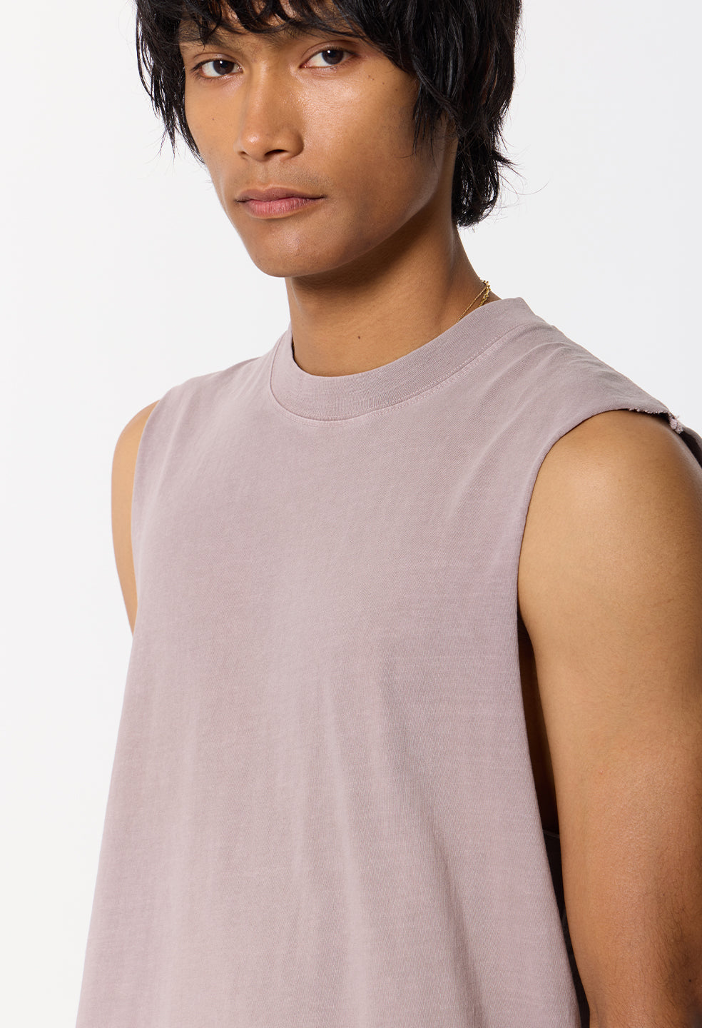 Platoon Cut-Off Tee / Washed Plum