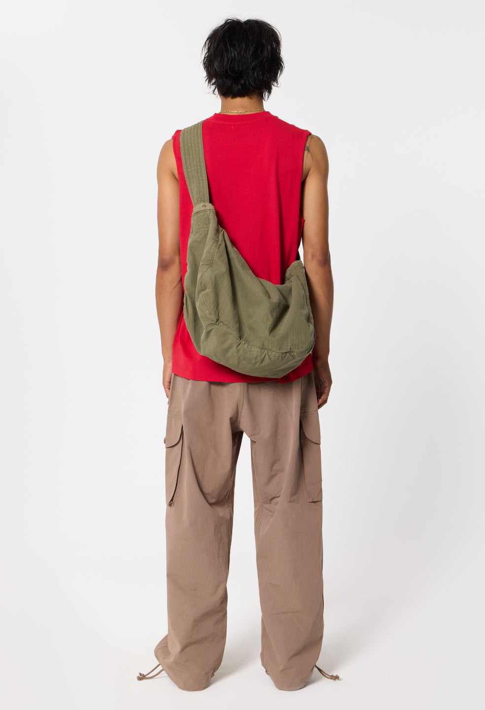 Air Spun Campus Cut-Off Tee / Rio Red