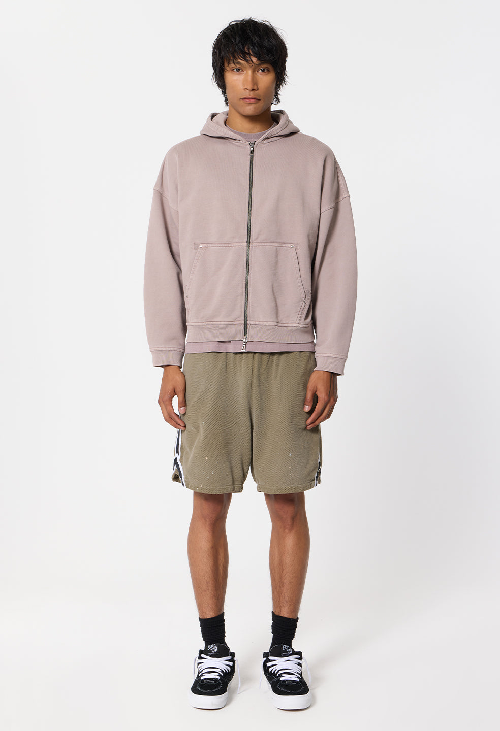 Odeon Mesh Rivalry Short / Vintage Olive