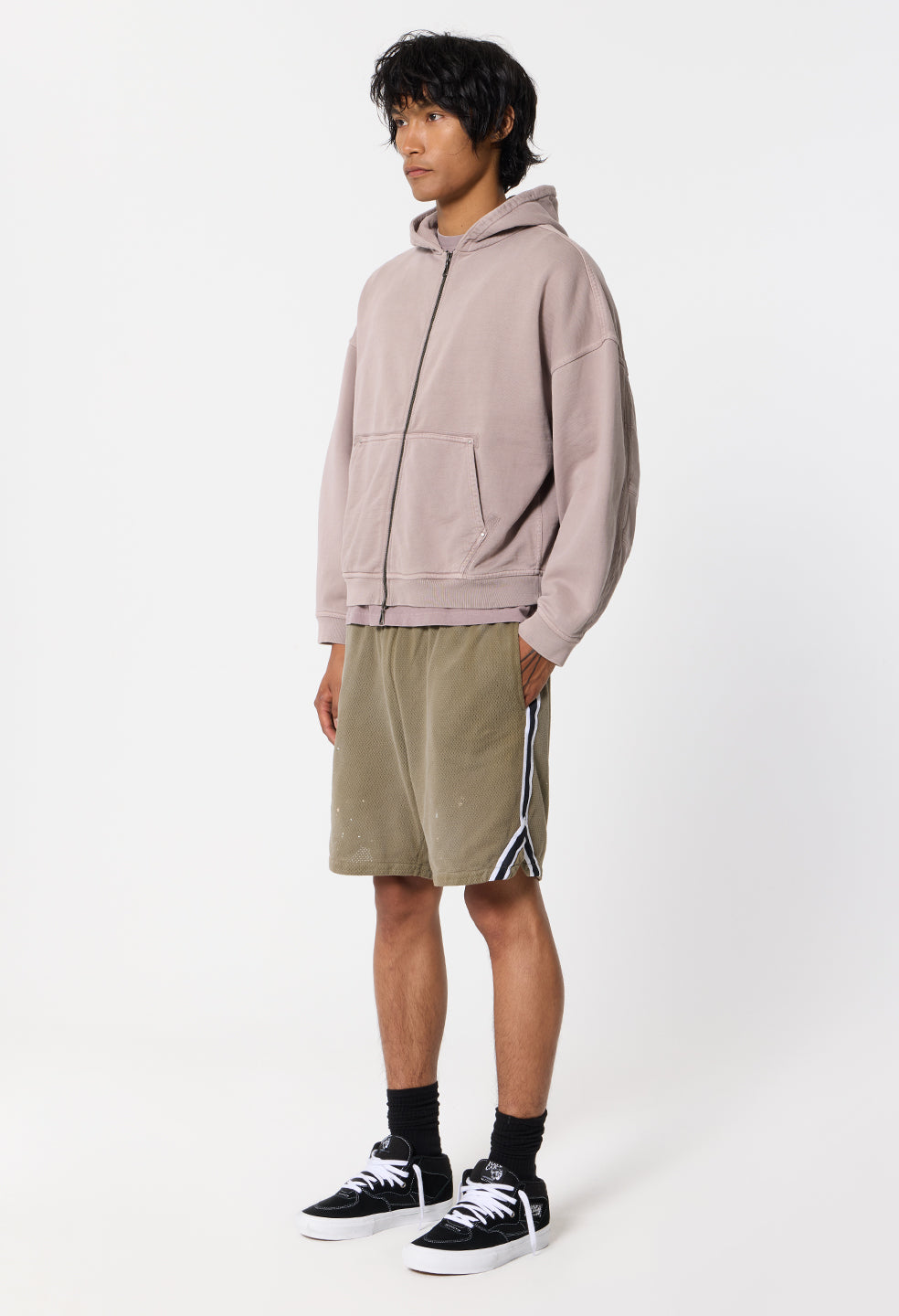 Odeon Mesh Rivalry Short / Vintage Olive