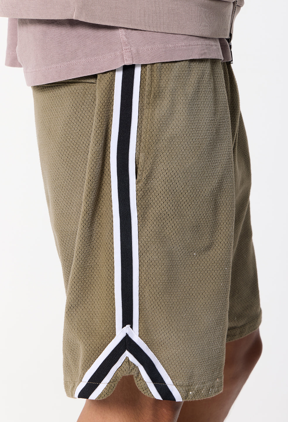 Odeon Mesh Rivalry Short / Vintage Olive