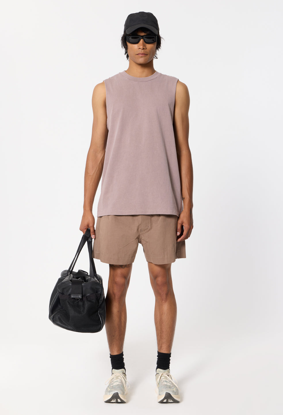 Air Spun Campus Cut-Off Tee / Plum