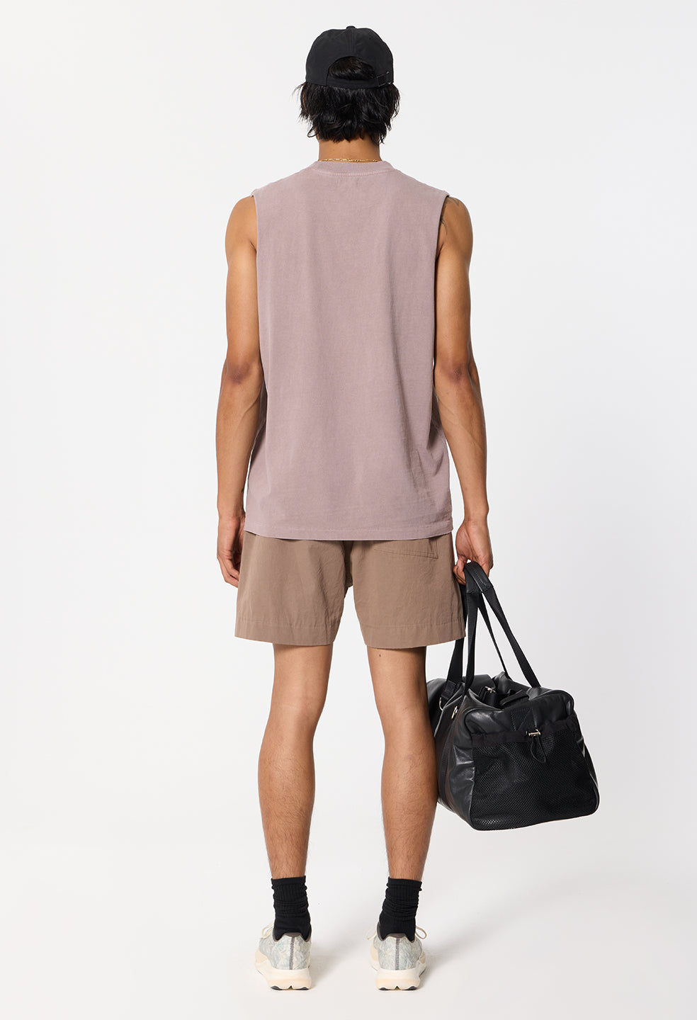 Air Spun Campus Cut-Off Tee / Plum