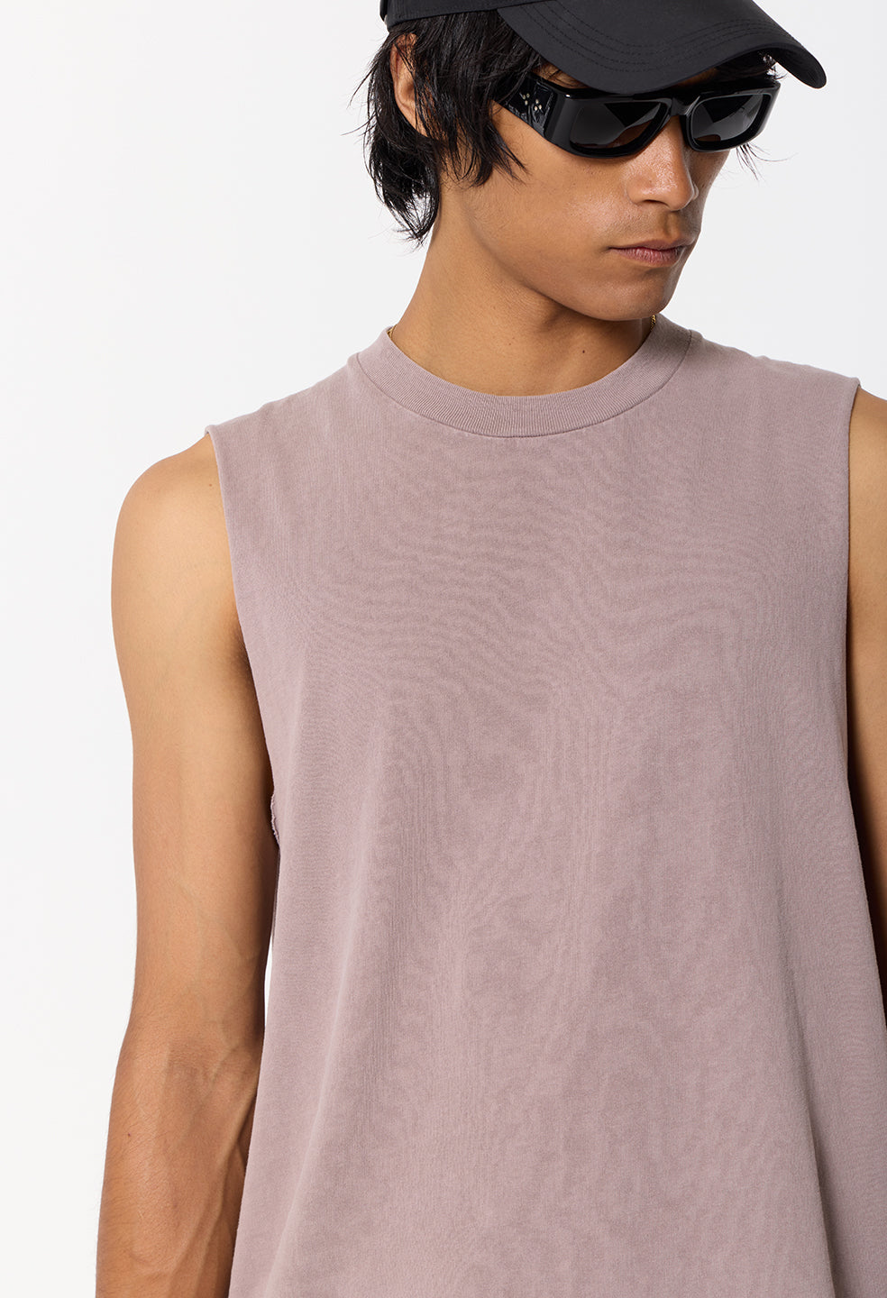 Air Spun Campus Cut-Off Tee / Plum