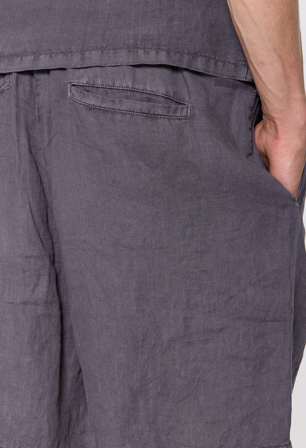 Nigril Linen Easy Short / Washed Black