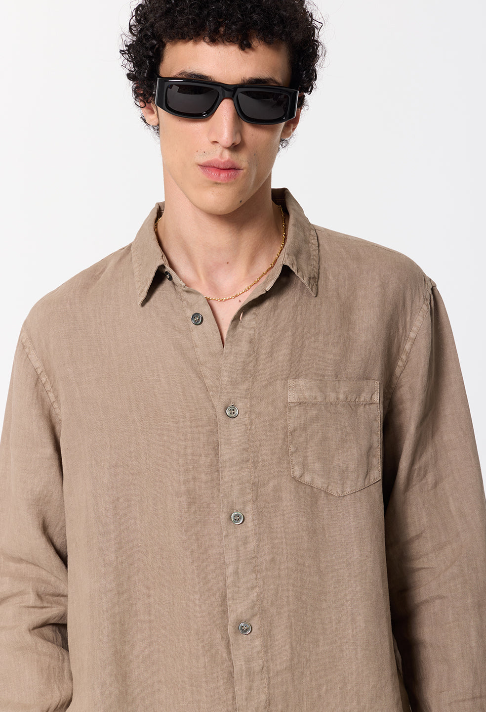 Nigril Linen Cloak / Washed Drift