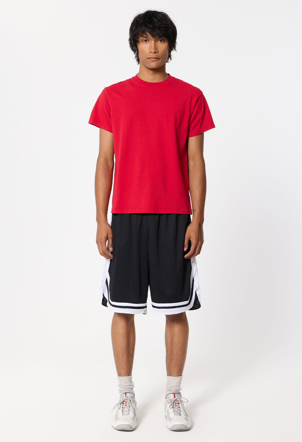 Air Spun Shrunken Tee / Rio Red