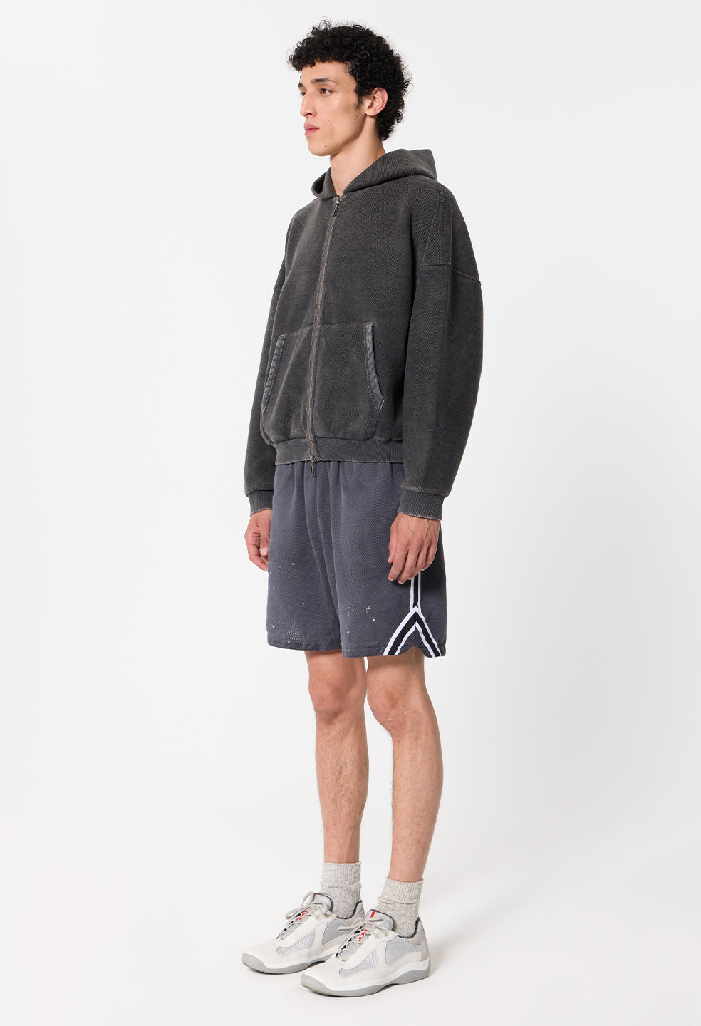 Odeon Mesh Rivalry Short / Vintage Black
