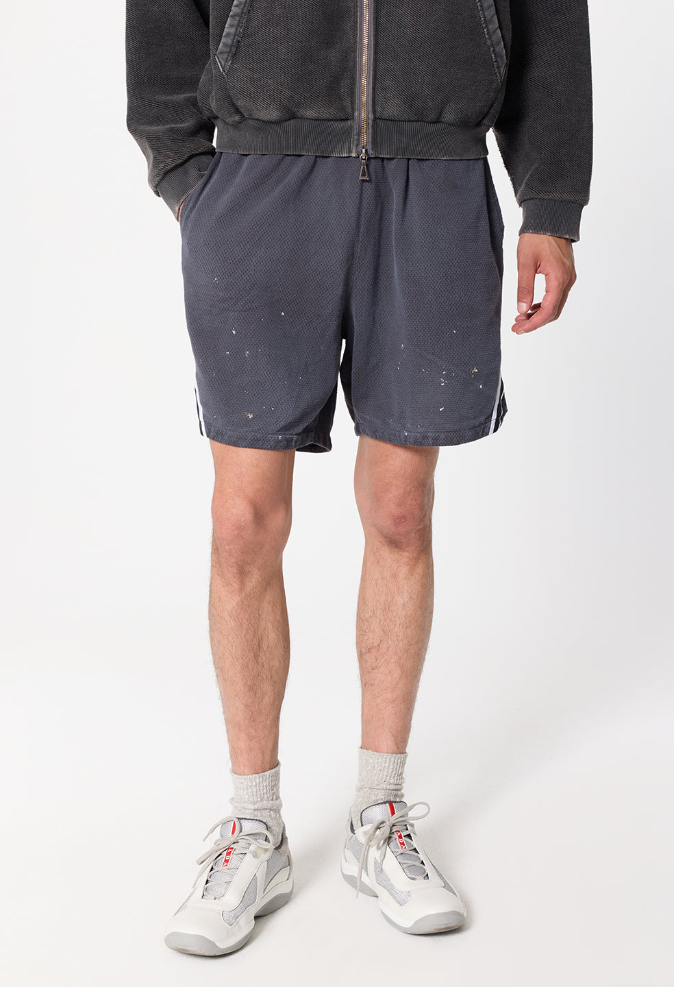 Odeon Mesh Rivalry Short / Vintage Black