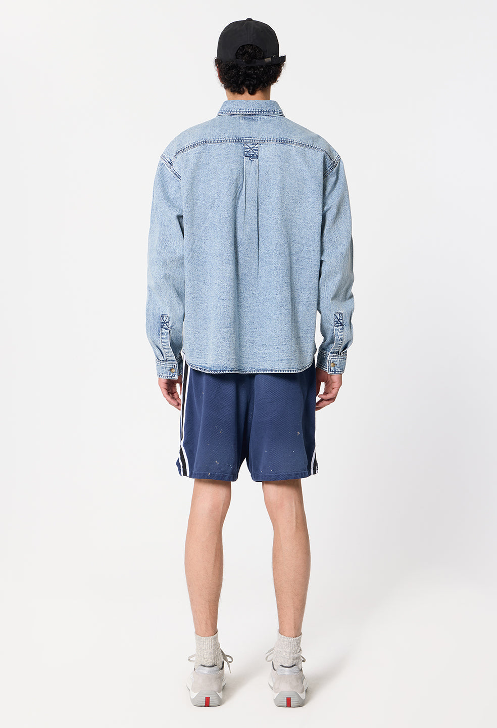 Odeon Mesh Rivalry Short / Vintage Navy