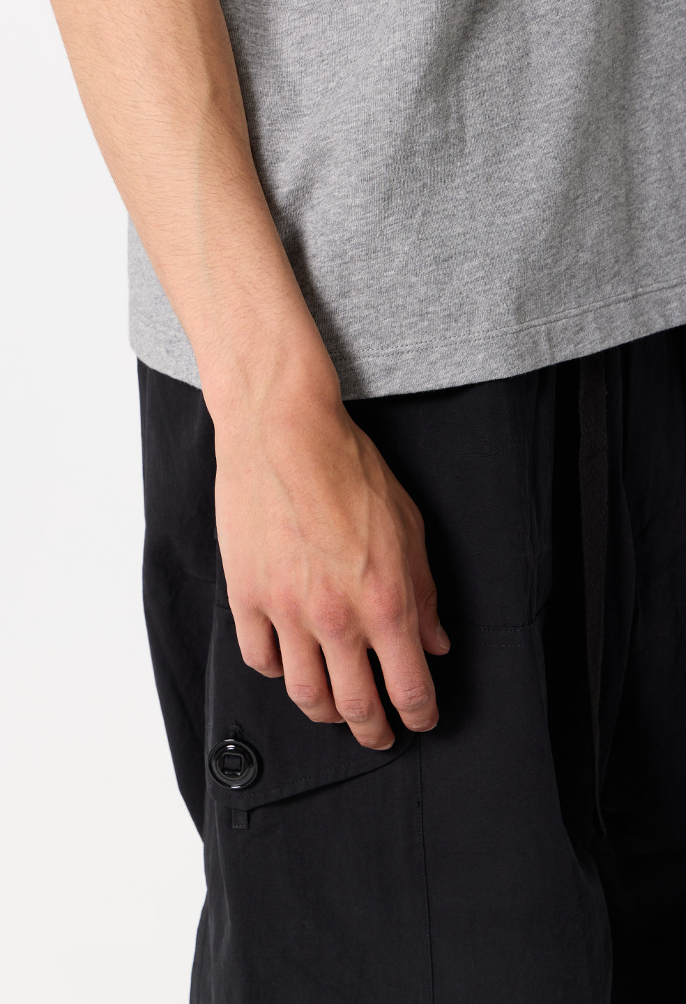 Air Spun Beach Pocket Tee / Heather Grey