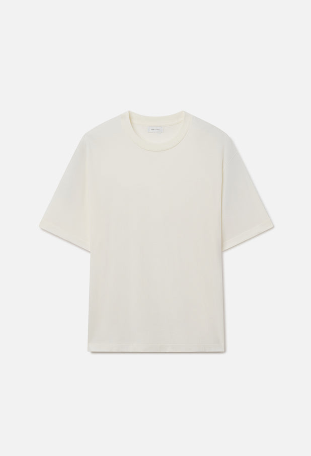 Suede Jersey Studio Tee / Salt