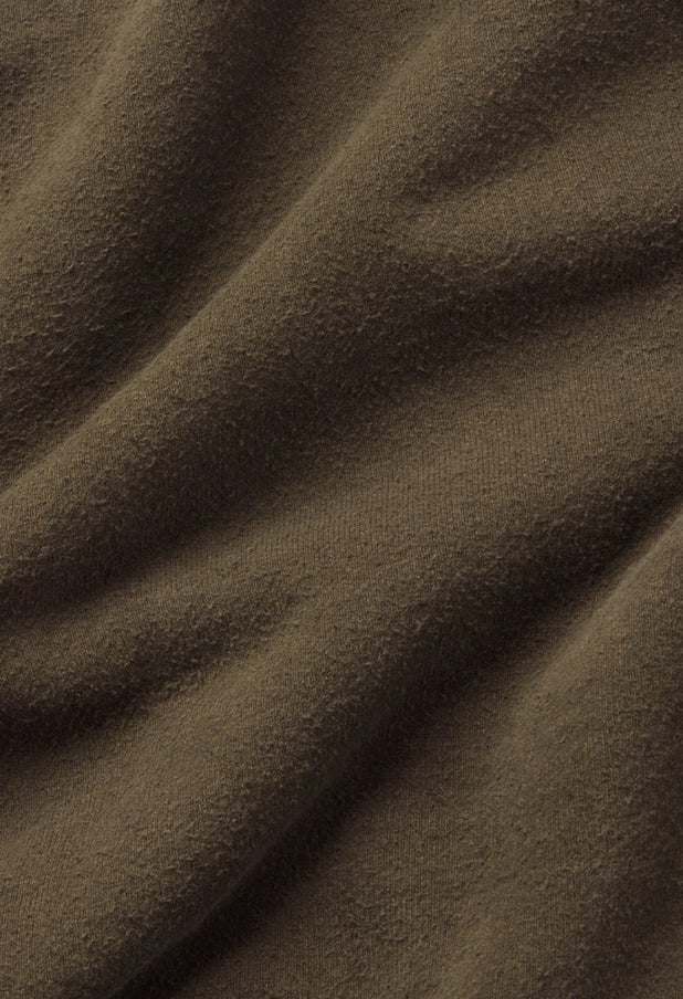 Silk Noil Full-Zip / Olive