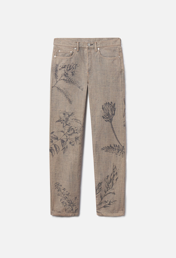 The Daze Selvedge / Reversed Indigo Floral