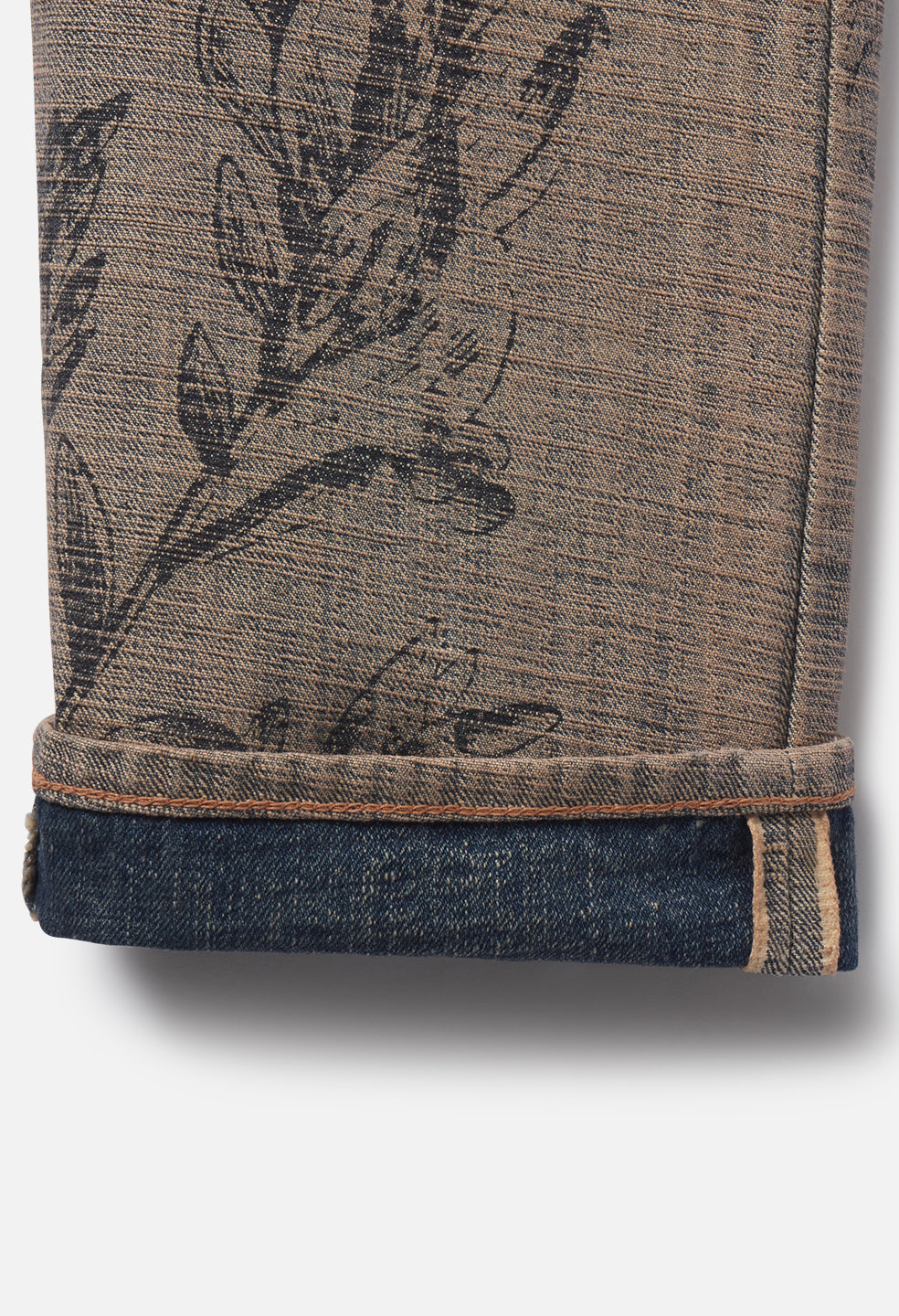 The Daze Selvedge / Reversed Indigo Floral