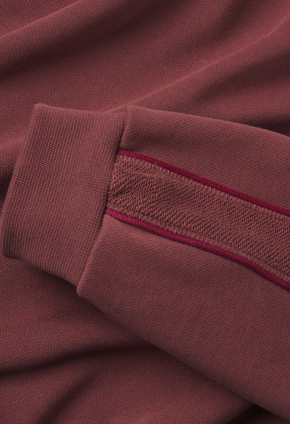 Track Half Zip / Oxblood