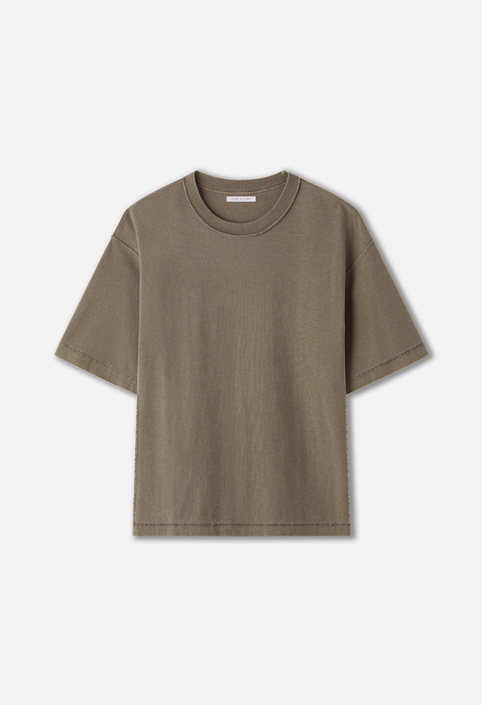 Summer Reversed Cropped Tee / Washed Oak