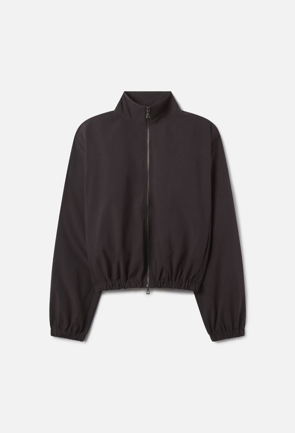 Vero Brushed Nylon Zip Jacket  / Black