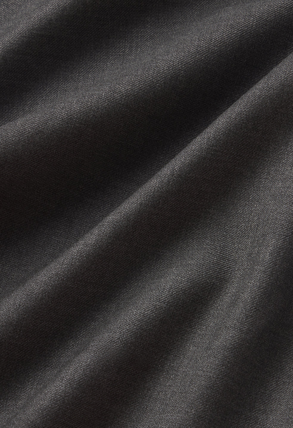 Wool Wide Easy Shorts / Charcoal