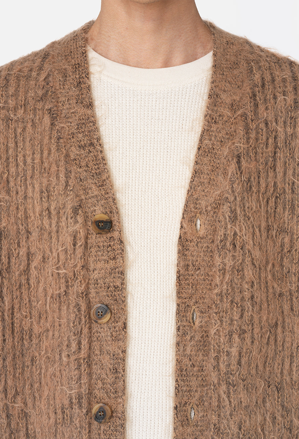 LOW SILHOUETTE MOHAIR CARDIGAN .07