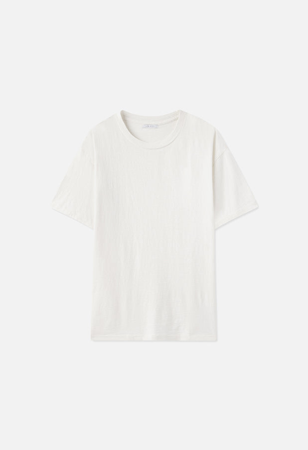 Recycled Cotton University Tee / Salt