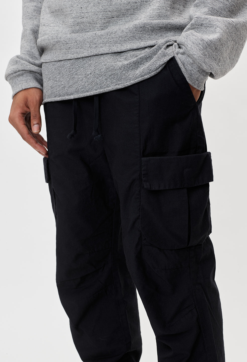 Pants and jeans TOMMY JEANS W Paperbag Cargo Pant Black | Footshop