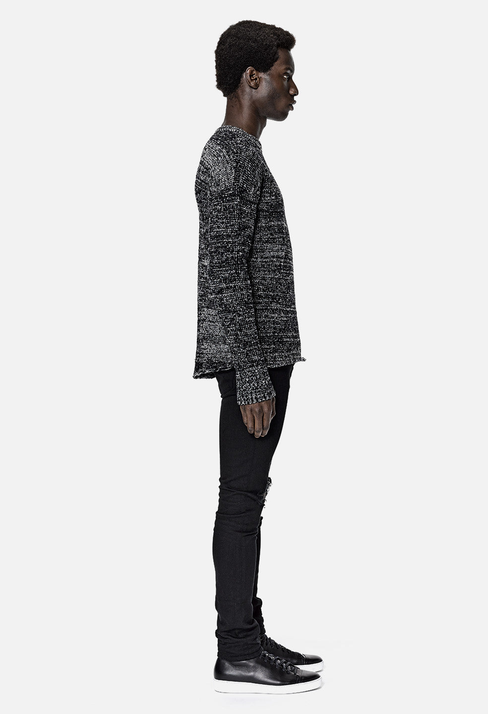 Boucle Crew / Black Melange