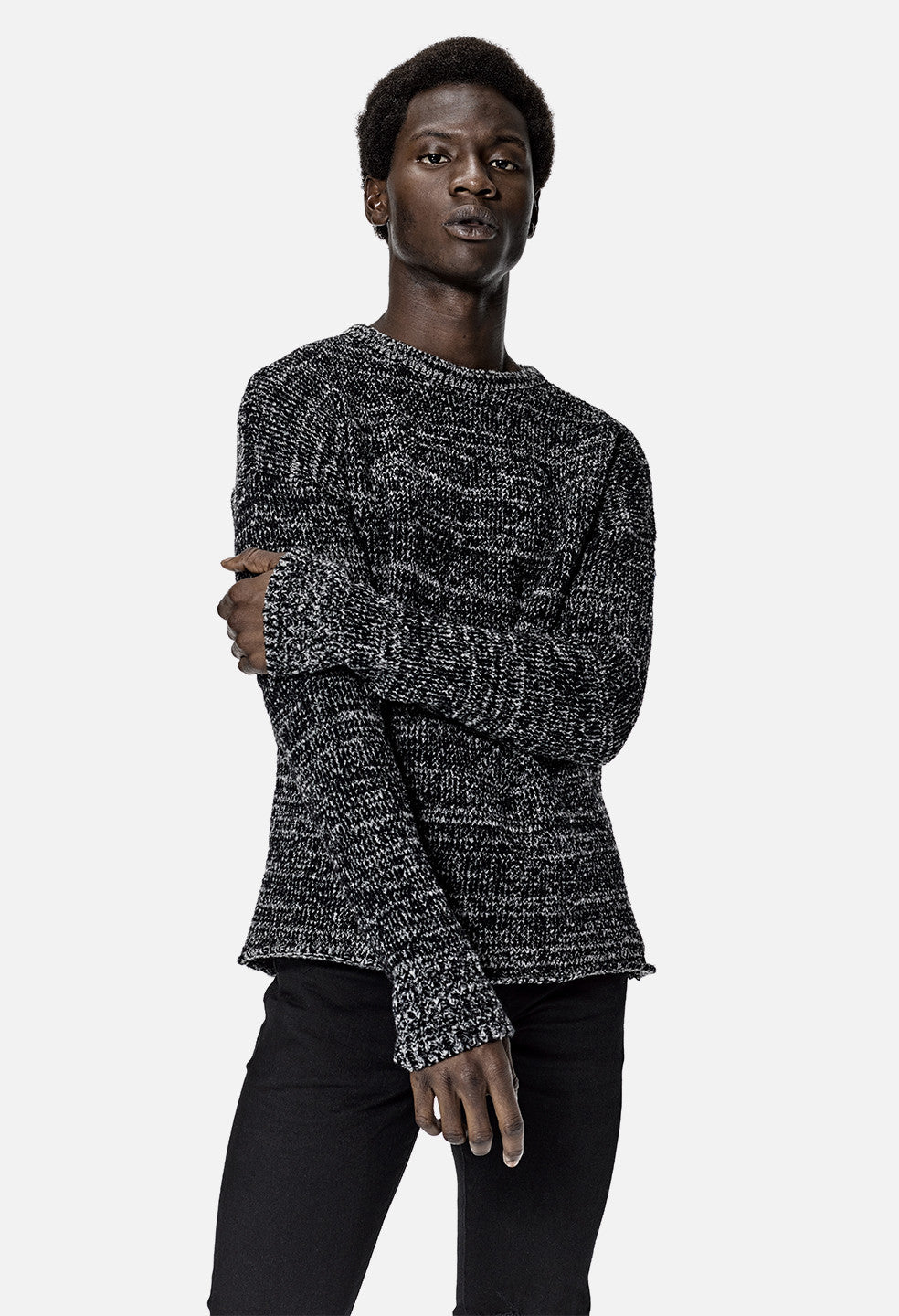 Boucle Crew / Black Melange