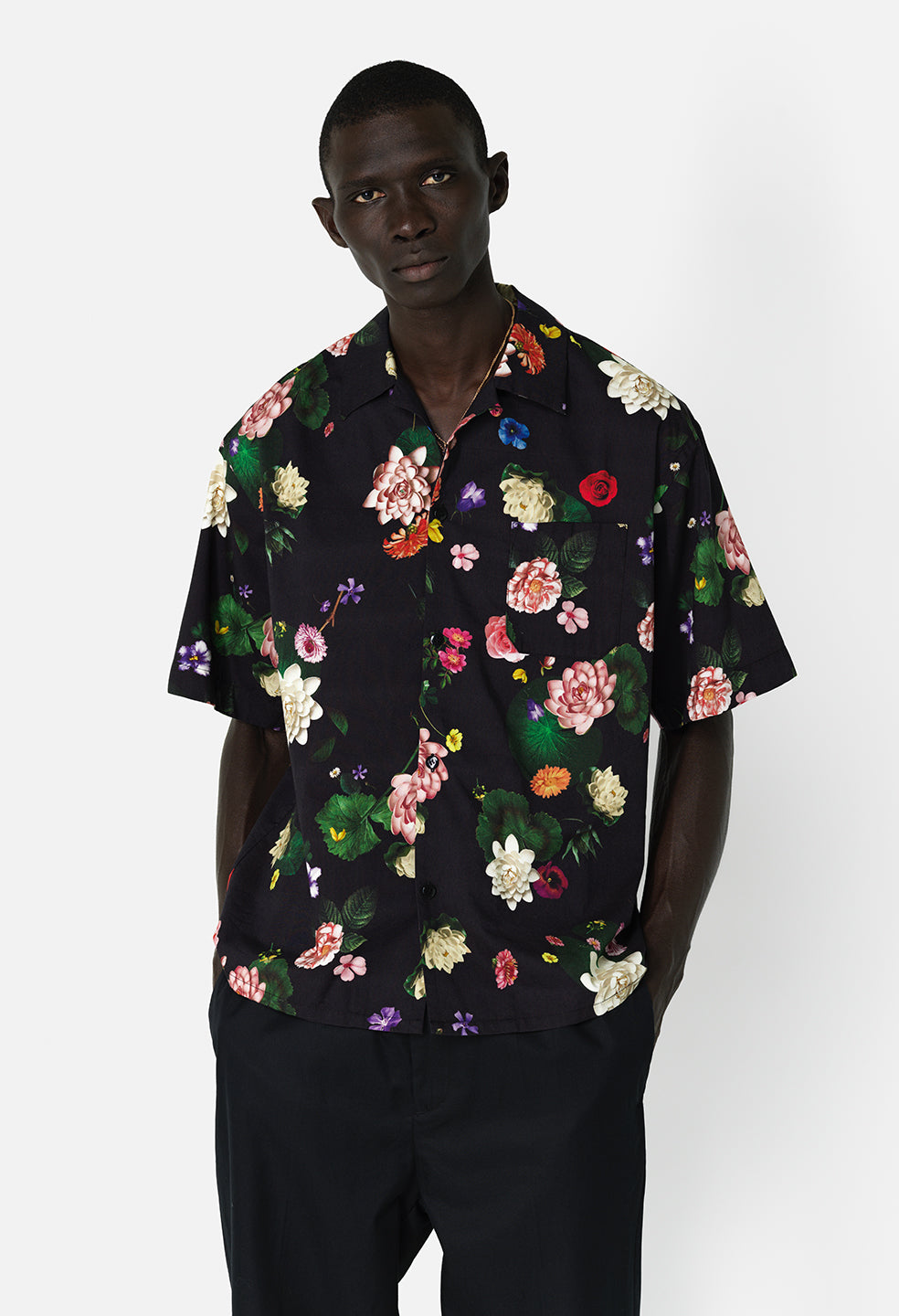 Camp Shirt / Night Lotus - JOHN ELLIOTT