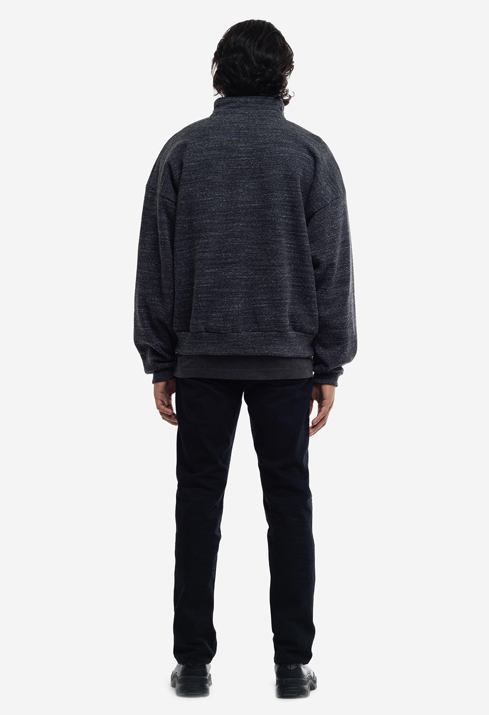 Half Monogram Black Cashmere Pullover Sweater – THE-ECHELON