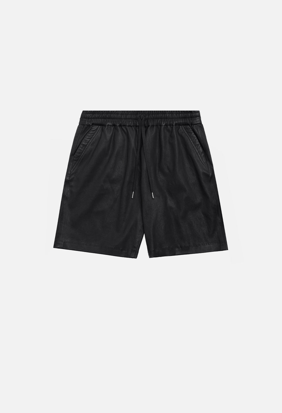 Leather LA Shorts / Black