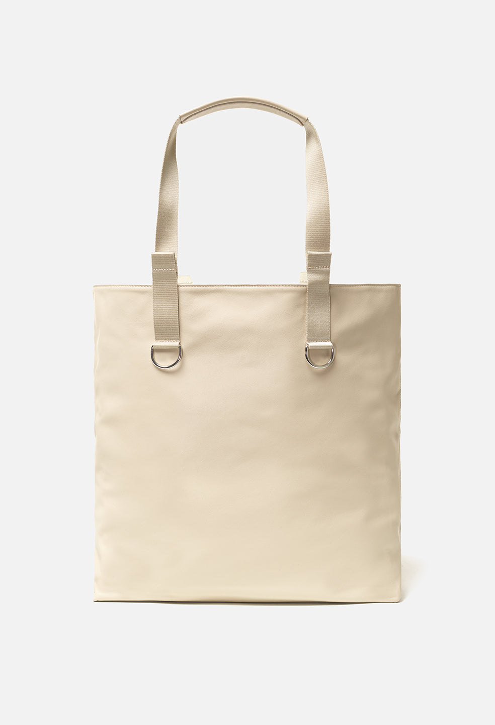 Ivory leather tote bag Clearance